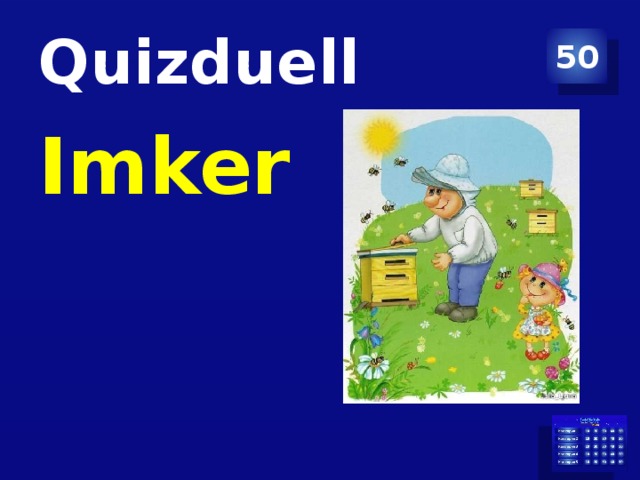 Quizduell 50 Imker