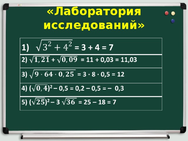 «Лаборатория исследований» 