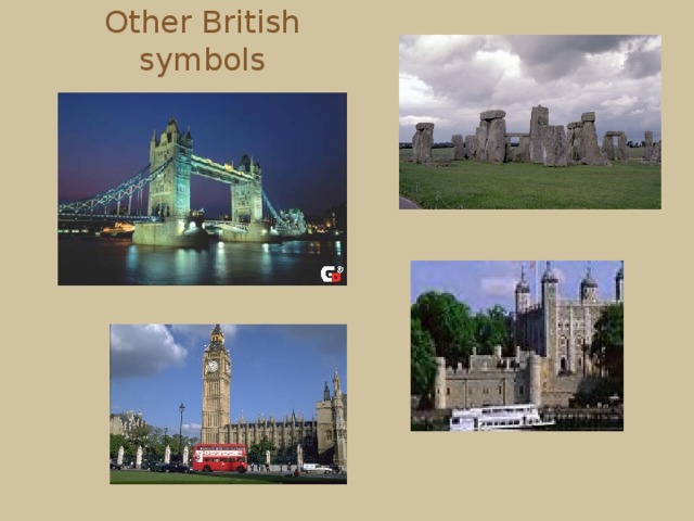 Other British symbols 