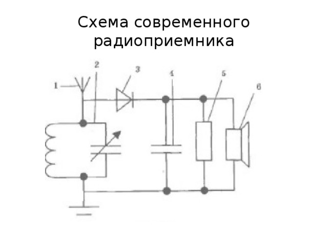 Схема современного радиоприемника 