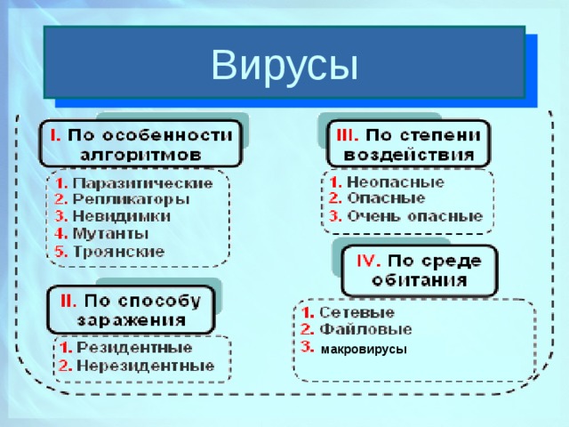 Вирусы макровирусы 