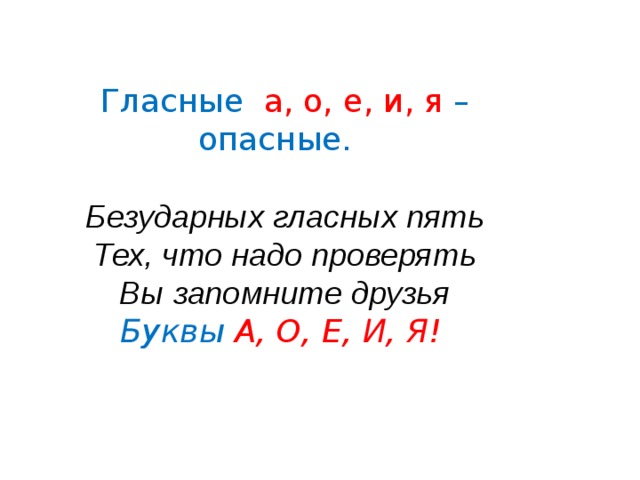 Как обозначить буквой безударный гласный звук 1 класс презентация