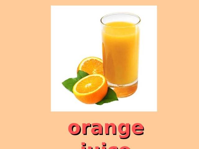 orange juice 
