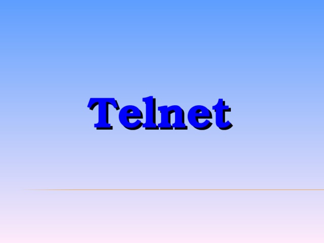 Telnet 