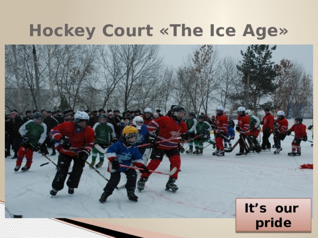 Hockey Court «The Ice Age» It’s our pride 