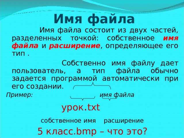 Выпишите имя корневого каталога путь к файлу его расширение d архив