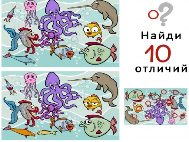 Найди отличия в картинках