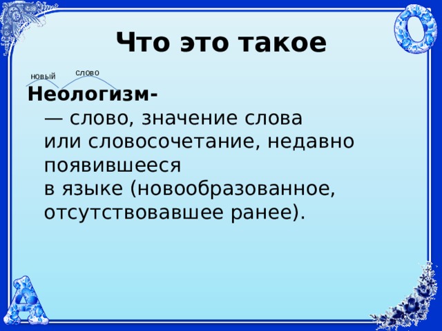 Словарь слов неологизмов