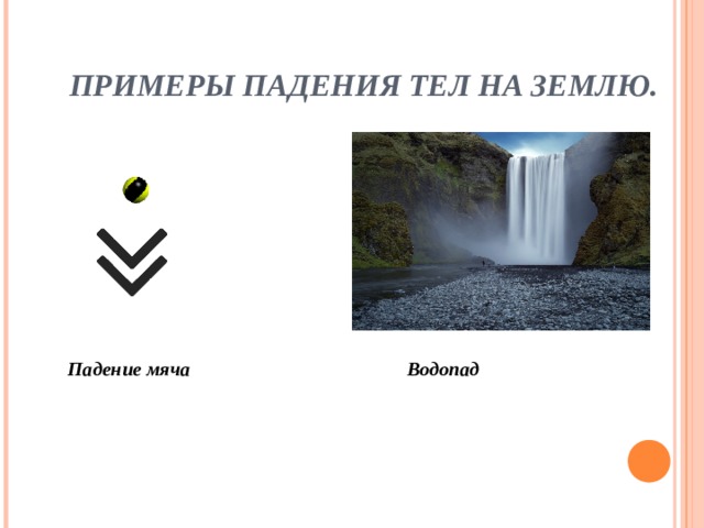 Почему тела падают на землю