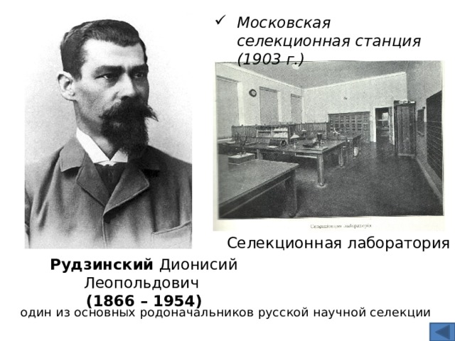 Московская селекционная станция (1903 г.)