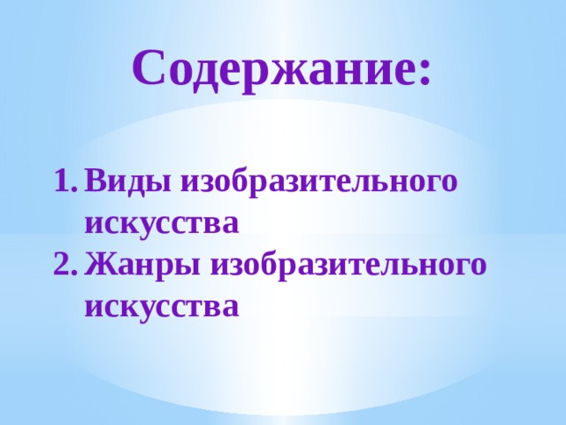 Жанры изобразительного искусства презентация