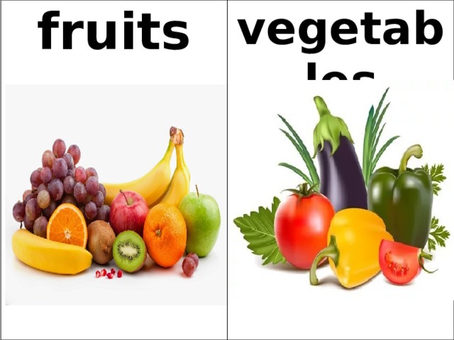 fruits vegetables 
