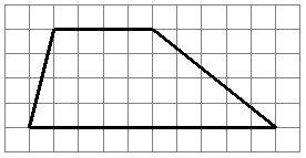 Найди площадь трапеции изображенной на рисунке если длина клетки равна 1 запиши ответ числом