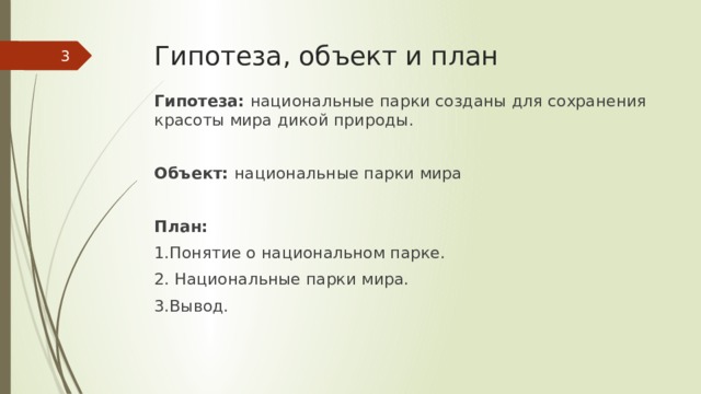 Гипотеза в проекте 10 класс индивидуальном