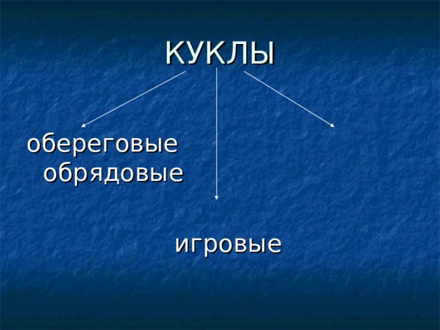 КУКЛЫ обереговые обрядовые  игровые 
