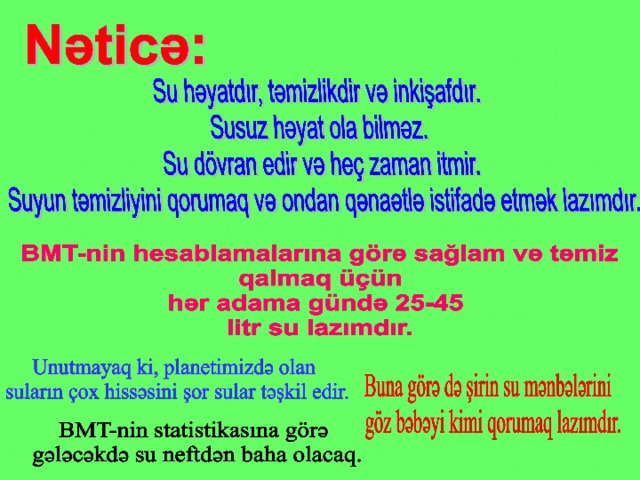 BİR HƏFTƏDƏN SONRA 