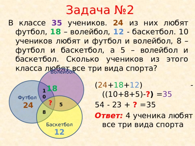 В классе 36 учеников