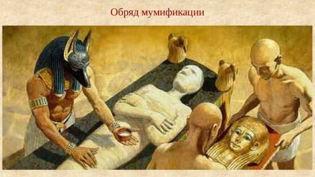 Обряд мумификации 