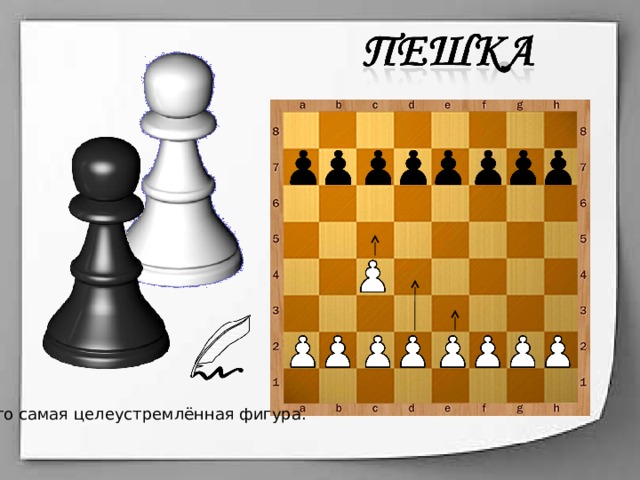 Это самая целеустремлённая фигура. 