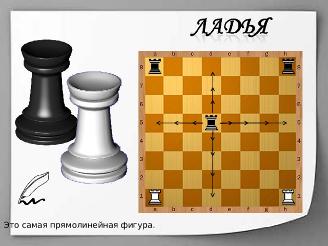 Это самая прямолинейная фигура. 