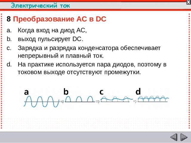 Почему в розетке пульсирует ток