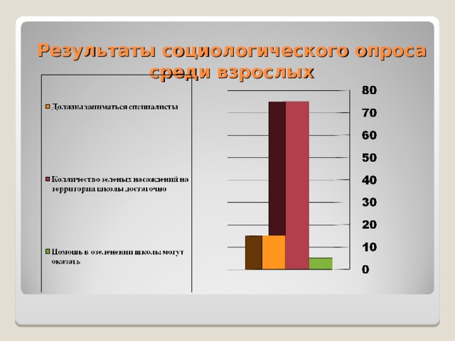 Результаты социологического опроса среди взрослых 