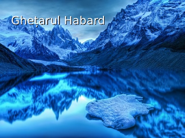 Ghețarul Habard 