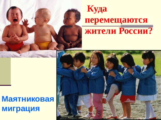  Куда перемещаются жители России? Маятниковая миграция 