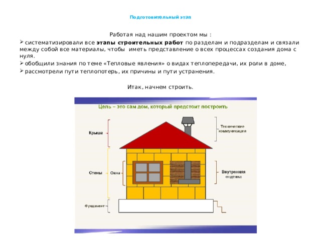 Проект физика в строительстве