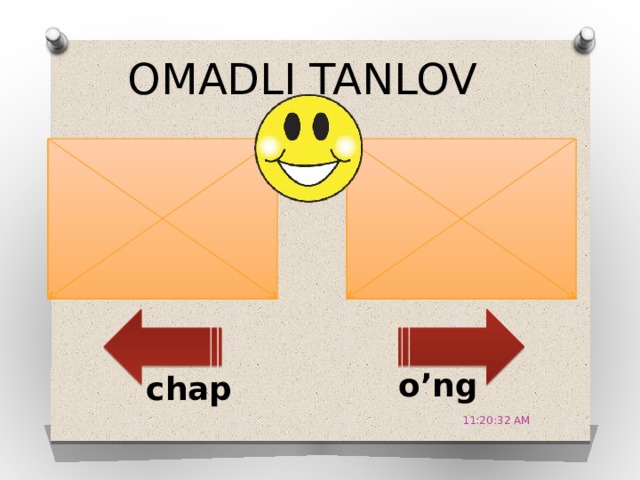 OMADLI TANLOV +5 Qoliplar asosida so’z birikmasi tuzing. Sifat+ot Sifat+fe’l o’ng chap 11:20:51 AM 