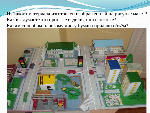 Изготовление макета родного города или города мечты.