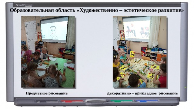 Образовательная область «Художественно – эстетическое развитие» Декоративно – прикладное рисование Предметное рисование 