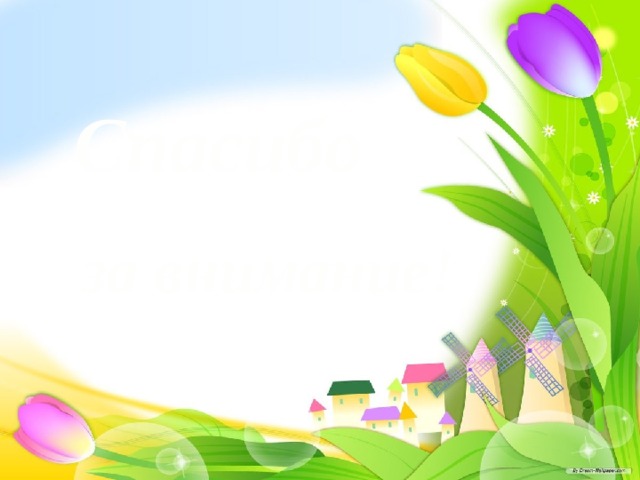 Спасибо  за внимание! 