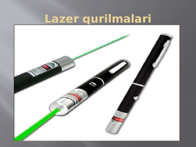 Lazer qurilmalari 