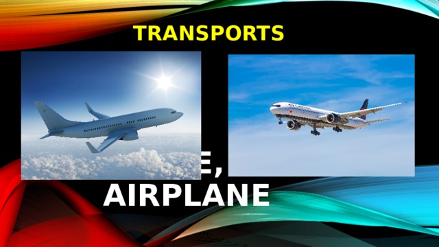 transports Plane, airplane 