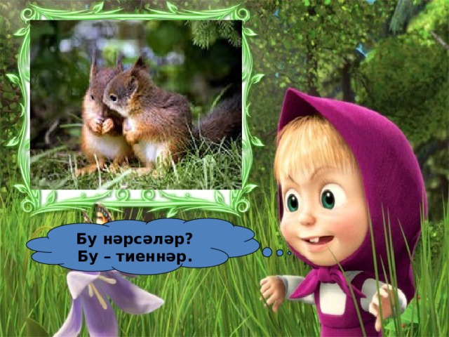 Бу нәрсәләр? Бу – тиеннәр. 