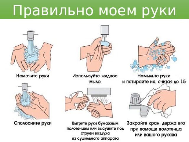 Правильно моем руки 