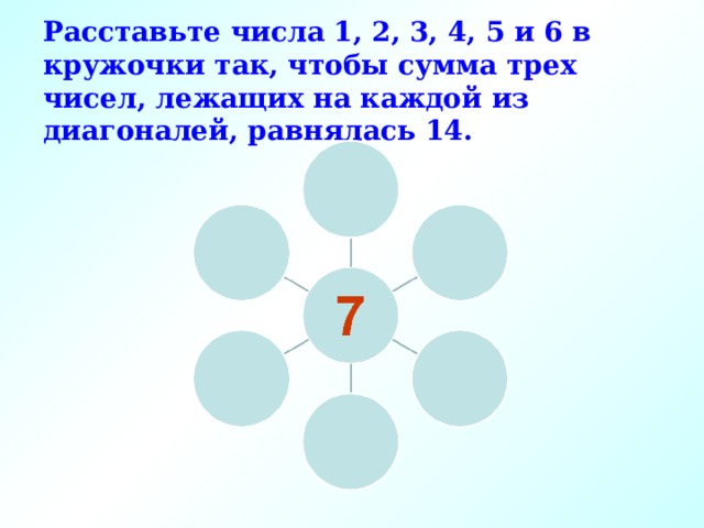 Расставьте числа 1 2 3