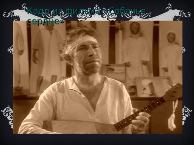 Кадр из фильма «Собачье сердце» 