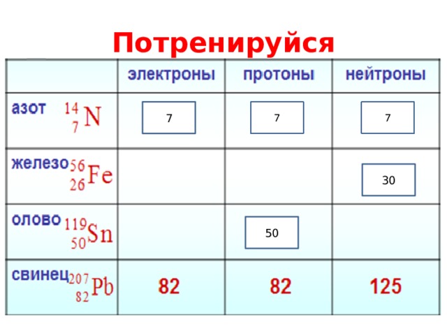 Потренируйся 7 30 50