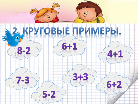 Круговые примеры 2 класс презентация