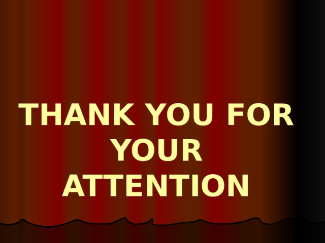 Thank you for your attention 
