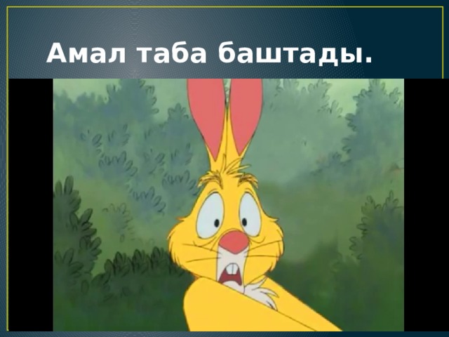  Амал таба баштады. 