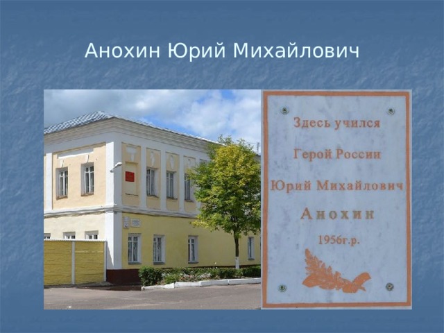 Анохин Юрий Михайлович 