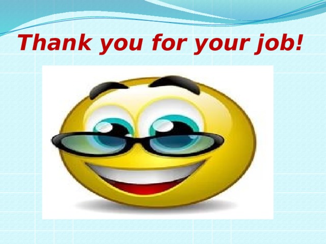     Thank you for your job!   