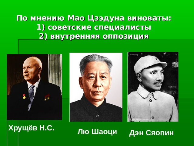 Китай во второй половине 20 века презентация