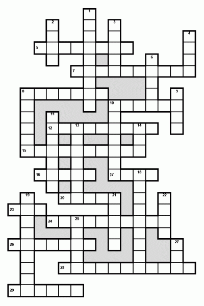 Crossword puzzle Means of transport