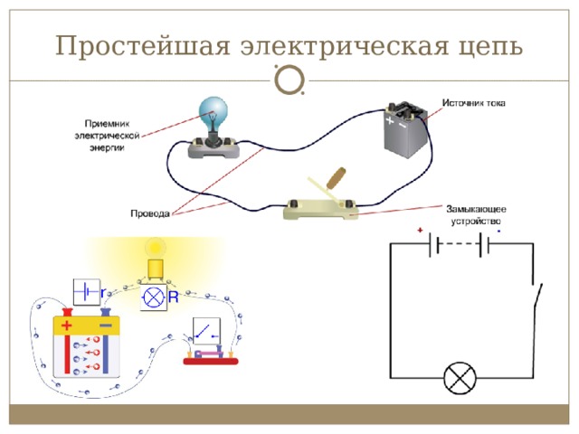 Электрическая цепь картинки