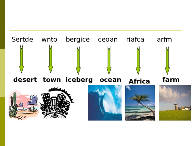 Sertde wnto bergice ceoan riafca arfm desert town farm iceberg  ocean Africa 