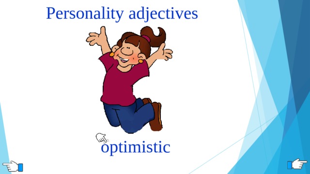 Personality adjectives optimistic 